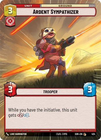 Ardent Sympathizer - Hyperspace - Foil (Spark of Rebellion)(SOR-424/510)(C)
