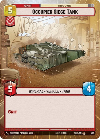 Occupier Siege Tank - Hyperspace (Spark of Rebellion)(SOR-428/510)(C)