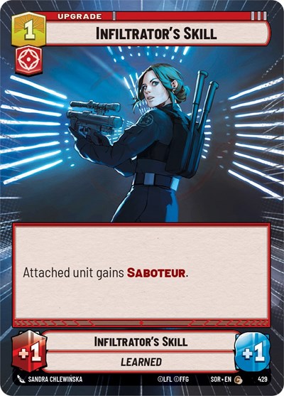 Infiltrator's Skill - Hyperspace - Foil (Spark of Rebellion)(SOR-429/510)(C)