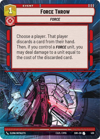 Force Throw - Hyperspace (Spark of Rebellion)(SOR-430/510)(U)
