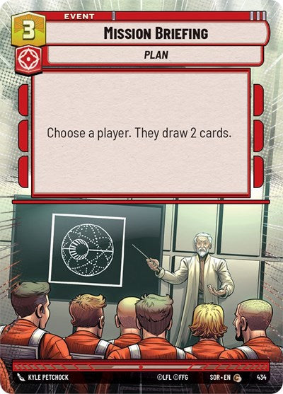 Mission Briefing - Hyperspace - Foil (Spark of Rebellion)(SOR-434/510)(C)