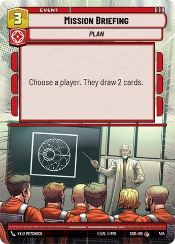 Mission Briefing - Hyperspace - Foil (Spark of Rebellion)(SOR-434/510)(C)