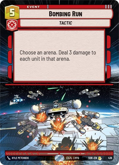 Bombing Run - Hyperspace - Foil (Spark of Rebellion)(SOR-436/510)(R)