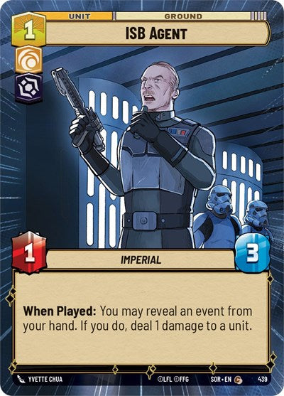 ISB Agent - Hyperspace - Foil (Spark of Rebellion)(SOR-439/510)(C)