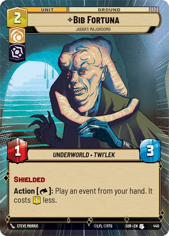 Bib Fortuna, Jabba's Majordomo - Hyperspace (Spark of Rebellion)(SOR-440/510)(U)