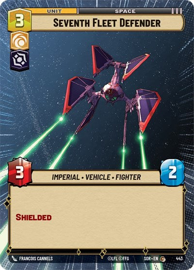 Seventh Fleet Defender - Hyperspace - Foil (Spark of Rebellion)(SOR-443/510)(C)