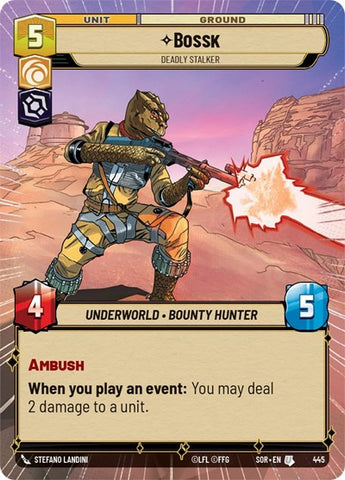 Bossk, Deadly Stalker - Hyperspace (Spark of Rebellion)(SOR-445/510)(U)