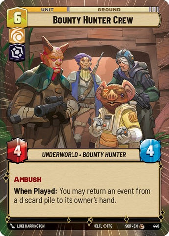 Bounty Hunter Crew - Hyperspace - Foil (Spark of Rebellion)(SOR-446/510)(C)