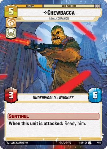 Chewbacca, Loyal Companion - Hyperspace (Spark of Rebellion)(SOR-458/510)(U)