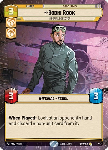Bodhi Rook, Imperial Defector - Hyperspace - Foil (Spark of Rebellion)(SOR-463/510)(R)