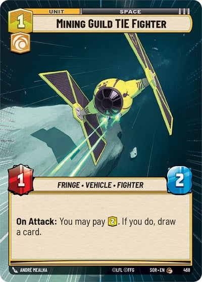 Mining Guild TIE Fighter - Hyperspace - Foil (Spark of Rebellion)(SOR-468/510)(C)