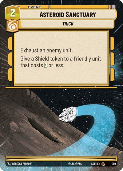 Asteroid Sanctuary - Hyperspace - Foil (Spark of Rebellion)(SOR-480/510)(C)
