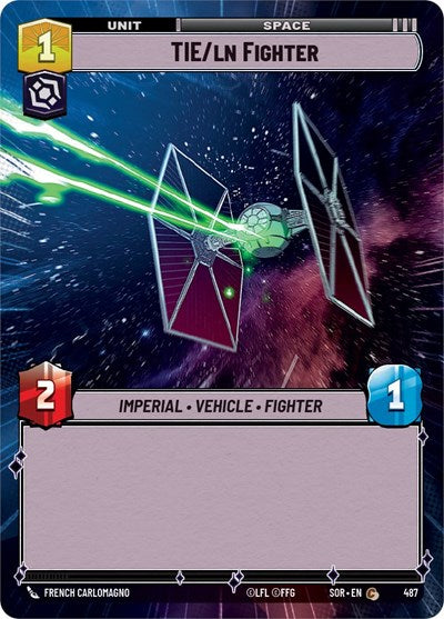TIE/ln Fighter - Hyperspace - Foil (Spark of Rebellion)(SOR-487/510)(C)