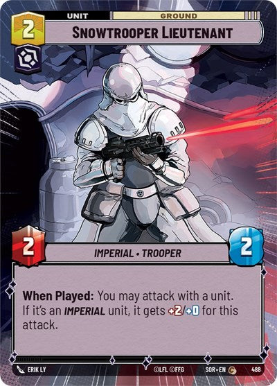 Snowtrooper Lieutenant - Hyperspace - Foil (Spark of Rebellion)(SOR-488/510)(C)
