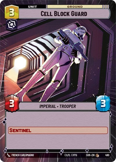 Cell Block Guard - Hyperspace - Foil (Spark of Rebellion)(SOR-490/510)(C)
