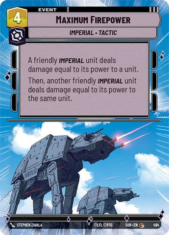 Maximum Firepower - Hyperspace (Spark of Rebellion)(SOR-494/510)(C)