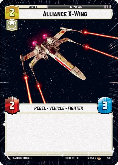 Alliance X-Wing - Hyperspace - Foil (Spark of Rebellion)(SOR-496/510)(C)