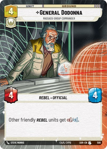 General Dodonna, Massassi Group Commander - Hyperspace (Spark of Rebellion)(SOR-500/510)(U)