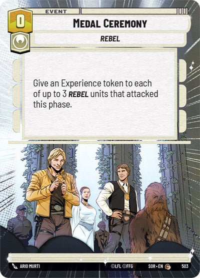 Medal Ceremony - Hyperspace - Foil (Spark of Rebellion)(SOR-503/510)(C)
