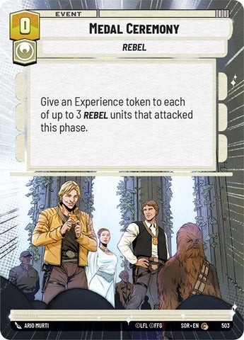 Medal Ceremony - Hyperspace - Foil (Spark of Rebellion)(SOR-503/510)(C)