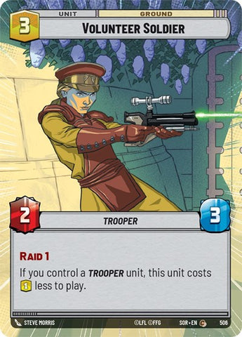 Volunteer Soldier - Hyperspace (Spark of Rebellion)(SOR-506/510)(C)