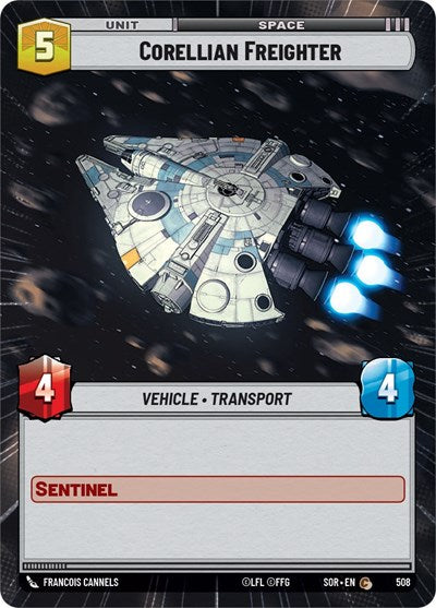 Corellian Freighter - Hyperspace (Spark of Rebellion)(SOR-508/510)(C)