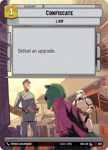Confiscate - Hyperspace (Spark of Rebellion)(SOR-509/510)(C)