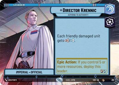 Director Krennic, Aspiring to Authority - Hyperspace (Spark of Rebellion)(SOR-269/510)(C)