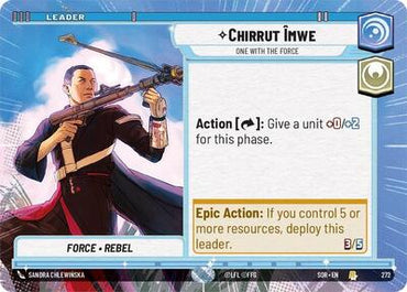 Chirrut Imwe, One With The Force - Hyperspace (Spark of Rebellion)(SOR-272/510)(R)