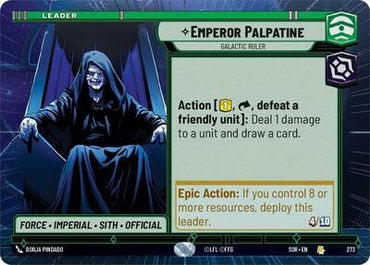 Emperor Palpatine, Galactic Ruler - Hyperspace (Spark of Rebellion)(SOR-273/510)(R)