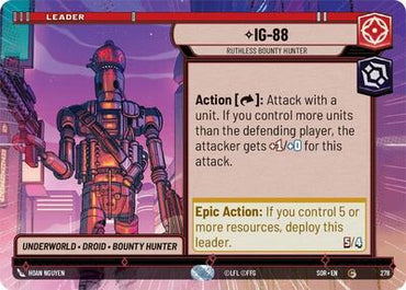 IG-88, Ruthless Bounty Hunter - Hyperspace (Spark of Rebellion)(SOR-278/510)(C)