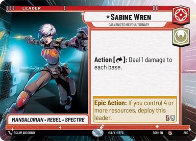 Sabine Wren, Galvanized Revolutionary - Hyperspace (Spark of Rebellion)(SOR-280/510)(C)