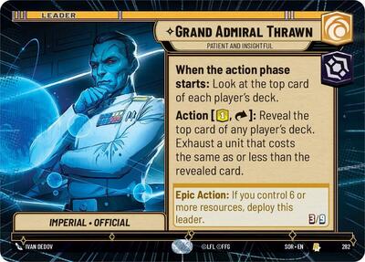 Grand Admiral Thrawn, Patient and Insightful - Hyperspace (Spark of Rebellion)(SOR-282/510)(R)
