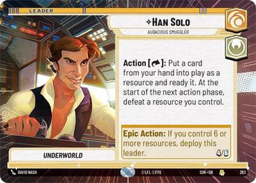 Han Solo, Audacious Smuggler - Hyperspace (Spark of Rebellion)(SOR-283/510)(R)