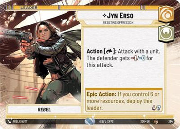 Jyn Erso, Resisting Oppression - Hyperspace (Spark of Rebellion)(SOR-284/510)(C)