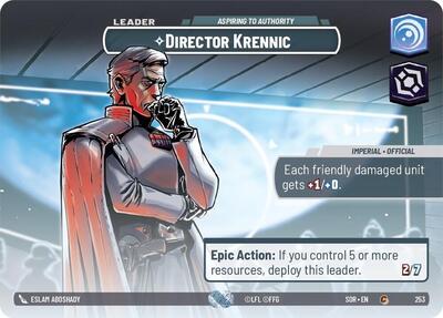 Director Krennic, Aspiring to Authority (Showcase) - Foil (Spark of Rebellion)(SOR-253/510)(C)