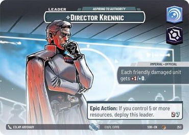 Director Krennic, Aspiring to Authority (Showcase) - Foil (Spark of Rebellion)(SOR-253/510)(C)