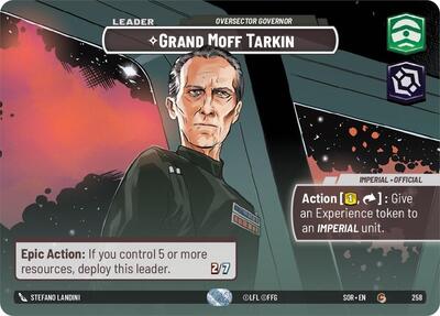 Grand Moff Tarkin, Oversector Governor (Showcase) - Foil (Spark of Rebellion)(SOR-258/510)(C)