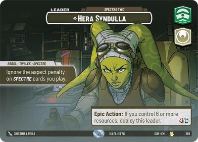 Hera Syndulla, Spectre Two (Showcase) - Foil (Spark of Rebellion)(SOR-259/510)(R)