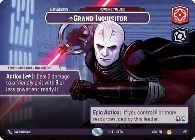 Grand Inquisitor, Hunting the Jedi (Showcase) - Foil (Spark of Rebellion)(SOR-261/510)(R)