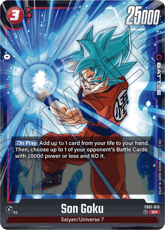 Son Goku [015] [Foil] (FB01-015)(SR)