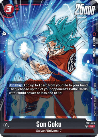 Son Goku [015] [Foil] (FB01-015)(SR)