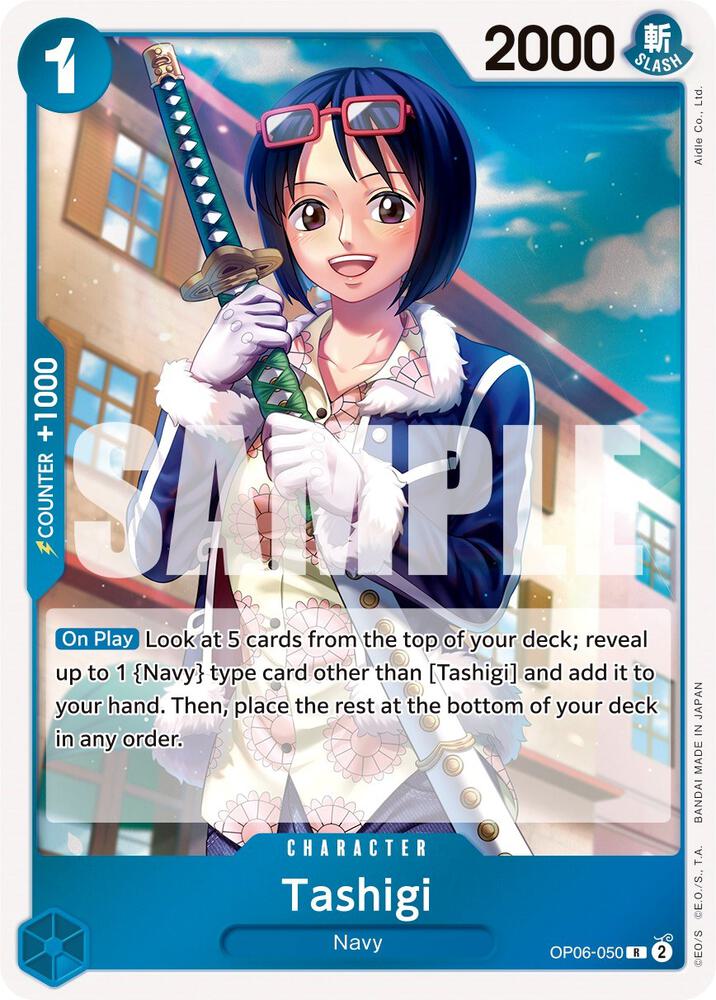Tashigi - Foil (Wings of the Captain)(OP06-050)(R)