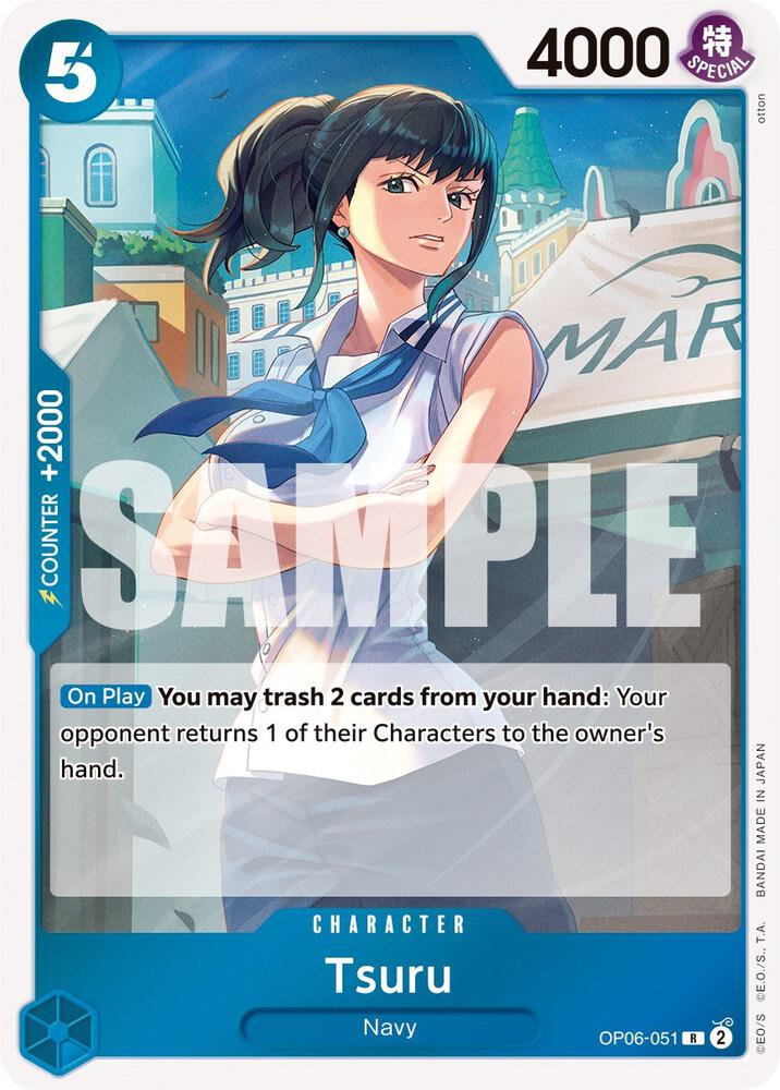 Tsuru - Foil (Wings of the Captain)(OP06-051)(R)