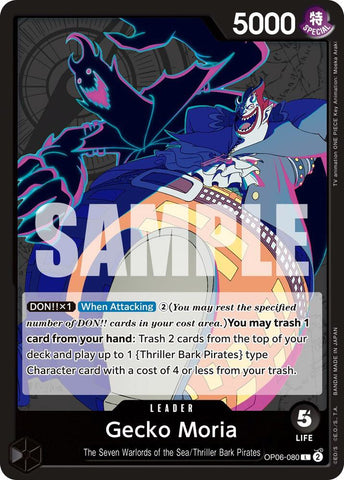 Gecko Moria (080) (Wings of the Captain)(OP06-080)(L)