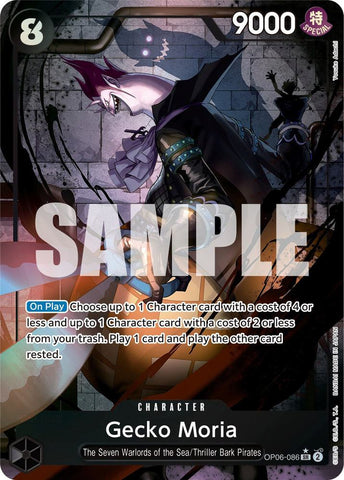Gecko Moria (086) - Alternate Art - Foil (Wings of the Captain)(OP06-086)(SR)