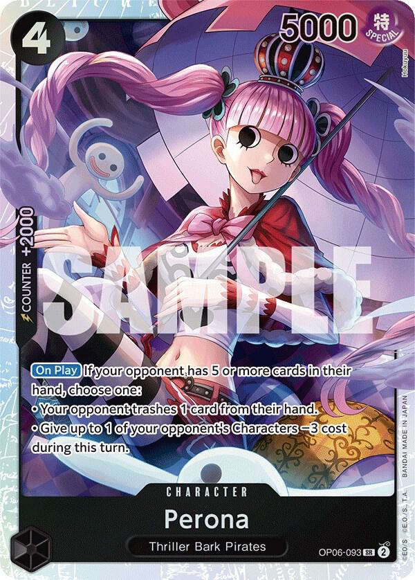 Perona (093) - Foil (Wings of the Captain)(OP06-093)(SR)