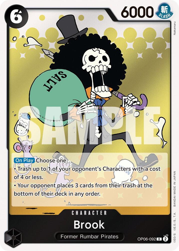 Brook - Foil (Wings of the Captain)(OP06-092)(R)