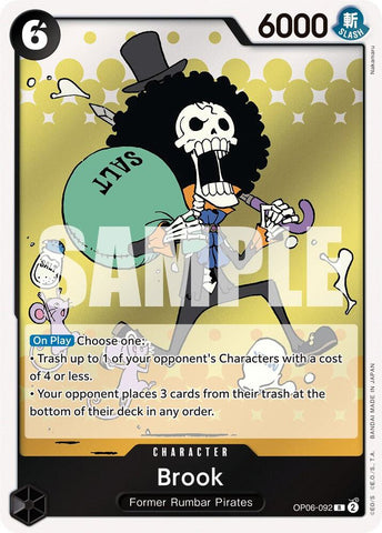 Brook - Foil (Wings of the Captain)(OP06-092)(R)