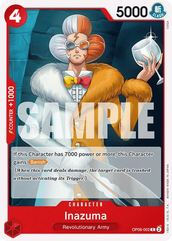 Inazuma (Wings of the Captain)(OP06-002)(C)